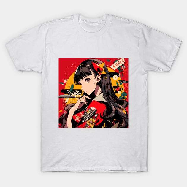 yukiko kimono T-Shirt by WabiSabi Wonders